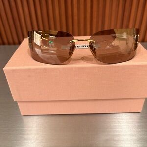 Miu Miu Brown Sunglasses